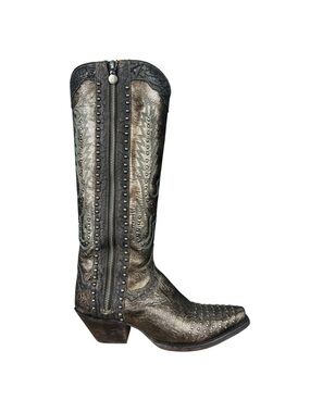 Dan Post women’s metallic cowboy boots- Stud Accent